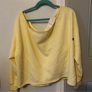Champion Light Yellow Sweatshirt